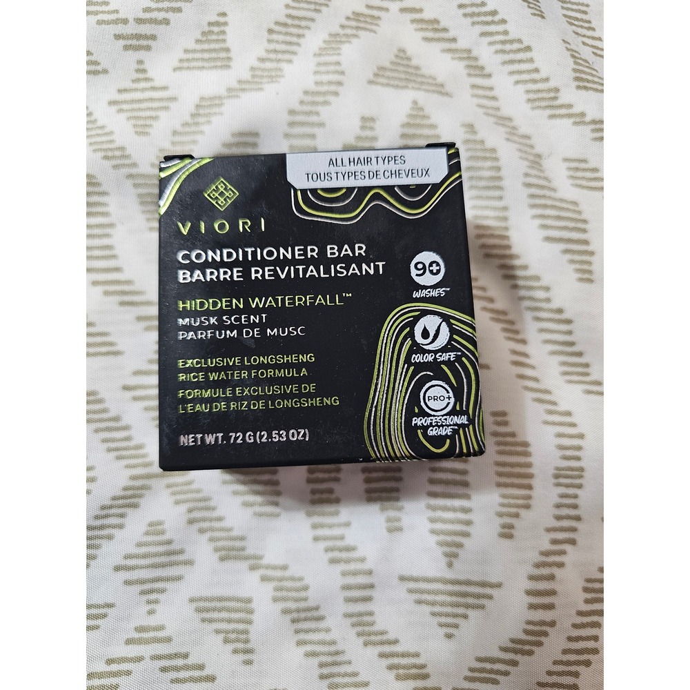 Viori Hidden Waterfall Conditioner Bar Longsheng Rice Water Musk Scent 2.5oz NEW